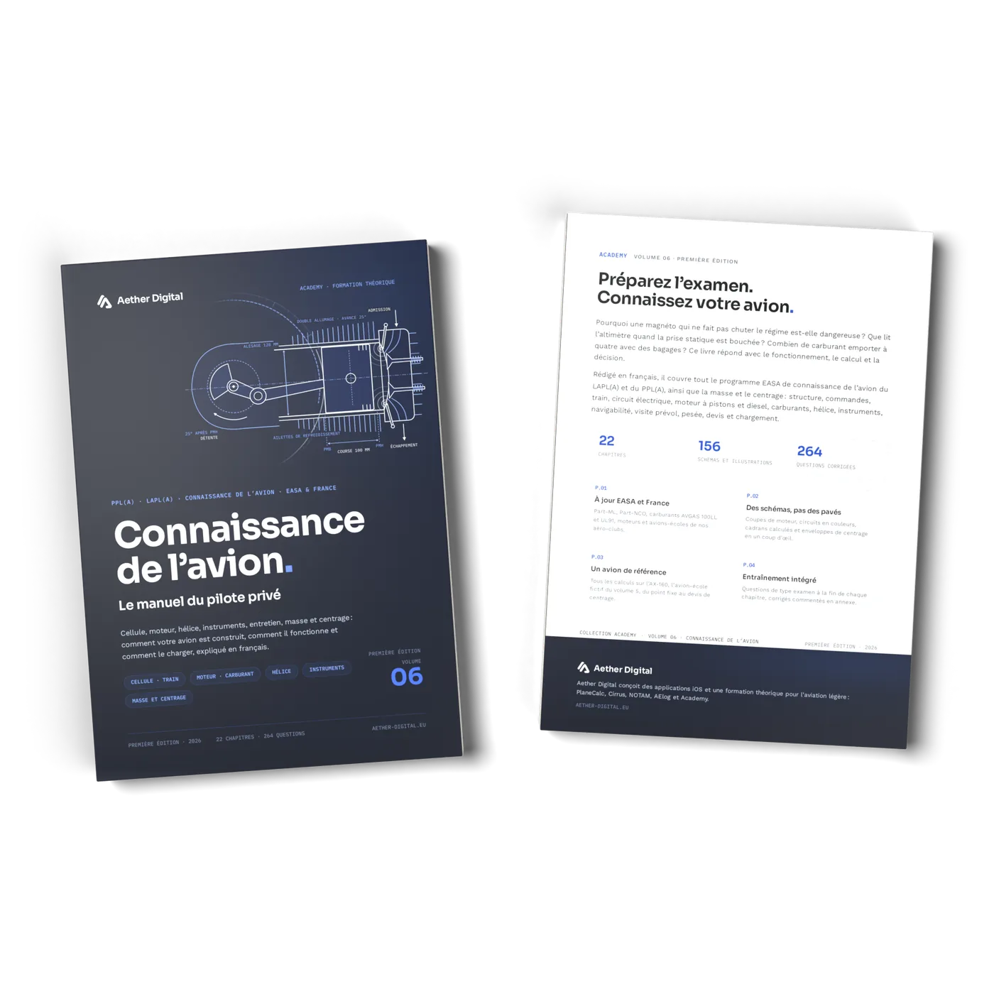 Couverture et quatrième de couverture du livre Connaissance de l’avion